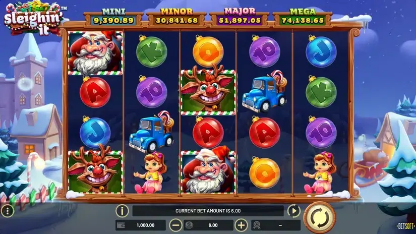 Sleighin’ it slot screenshot 