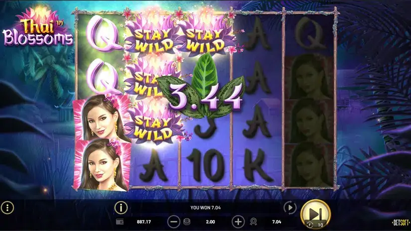 Thai Blossoms slot screenshot 5
