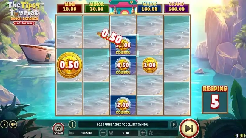 The Tipsy Tourist: Beach Bonanza – Hold & Win slot screenshot 5