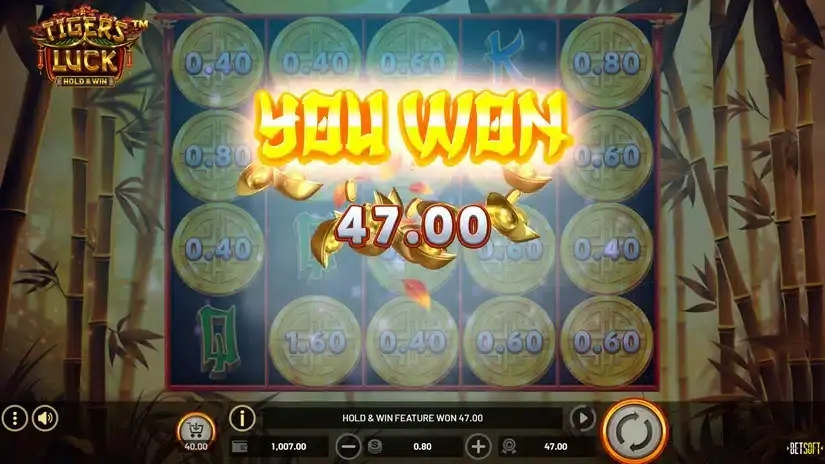 Tiger’s Luck slot screenshot 2