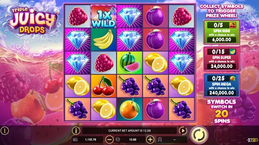 Triple Juicy Drops slot screenshot 1