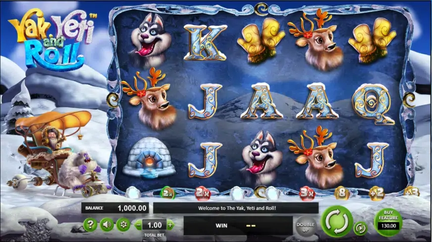 Yak Yeti and Roll slot screenshot 1