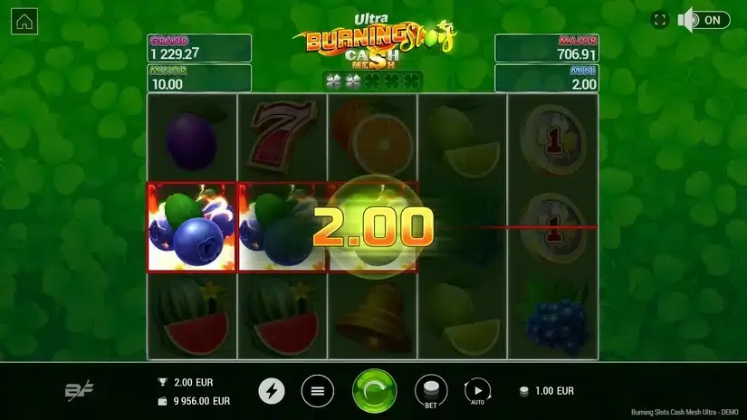 Burning Slots Cash Mesh Ultra slot screenshot 3