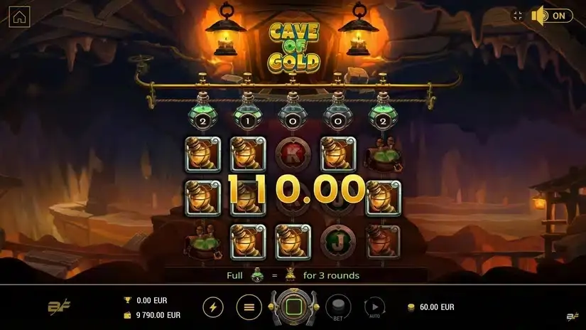 Cave of Gold slot screenshot 2