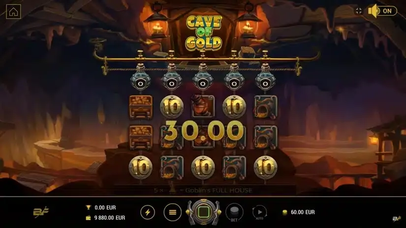 Cave of Gold slot screenshot 1