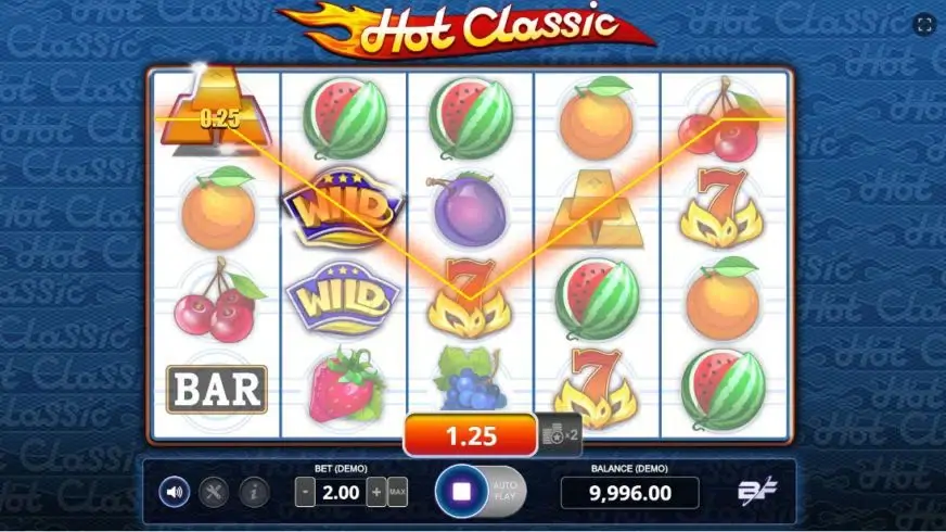 Hot Classic slot screenshot 1
