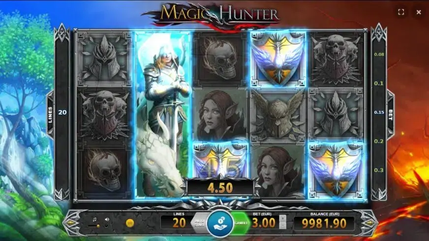 Magic Hunter slot screenshot 3
