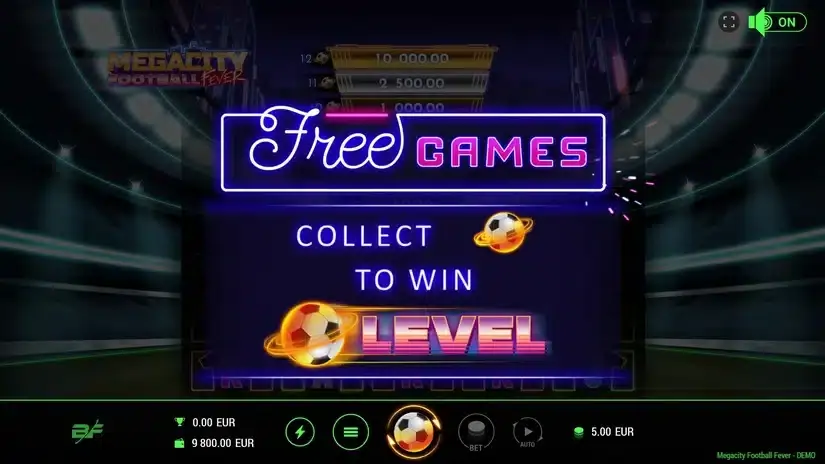 Megacity Football Fever slot screenshot 2