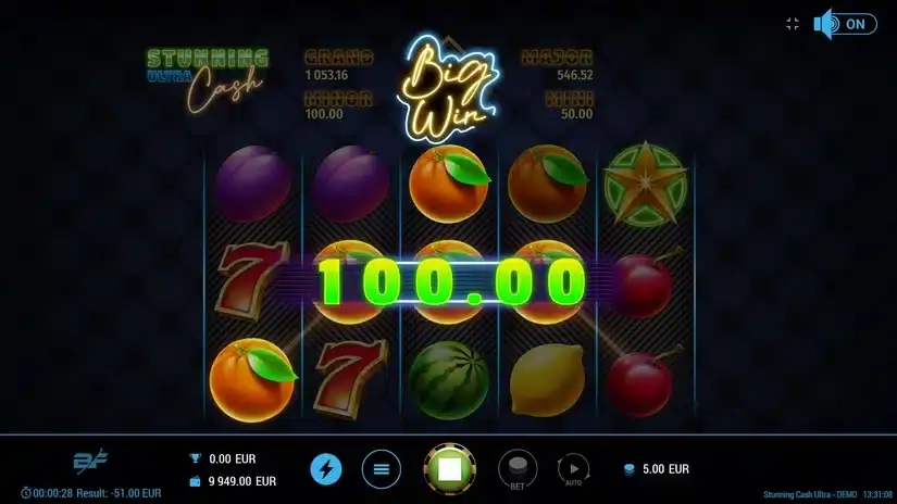 Stunning Cash Ultra slot screenshot 2