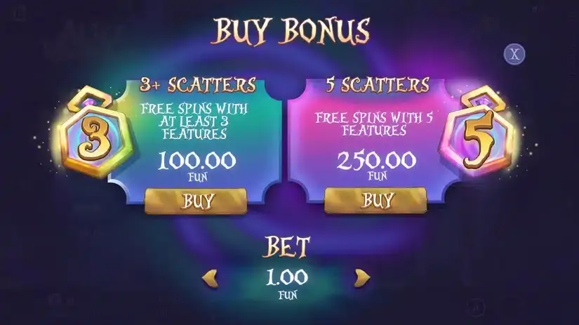 Alice WonderLuck slot screenshot 2