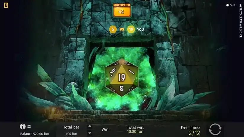 Aztec’s Claw Wild Dice slot screenshot 5