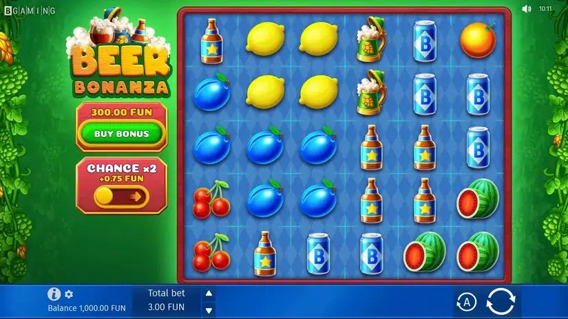 Beer Bonanza slot screenshot 1