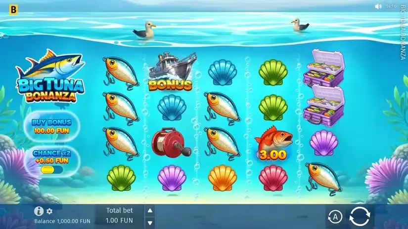 Big Tuna Bonanza slot screenshot 3