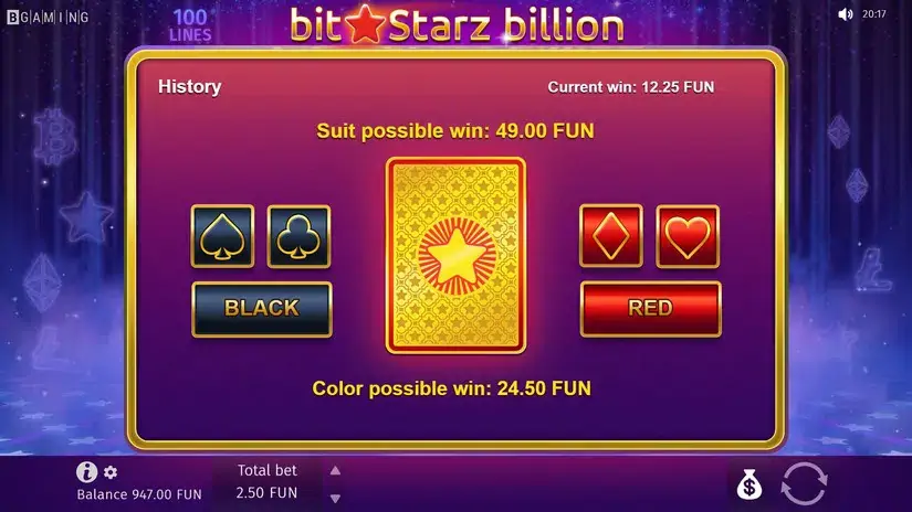 Bitstarz Billion slot screenshot 4