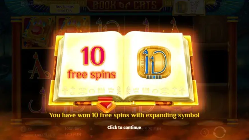 Book Of Cats slot screenshot 4