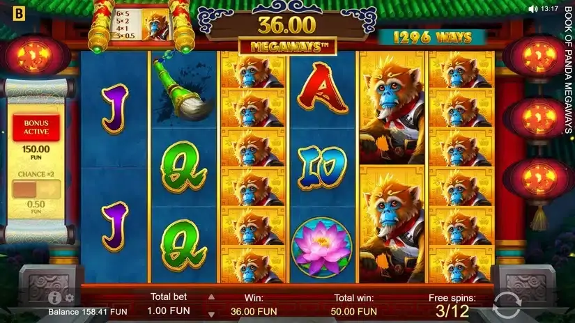 Book of Panda MEGAWAYS slot screenshot 5