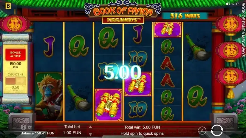 Book of Panda MEGAWAYS slot screenshot 2
