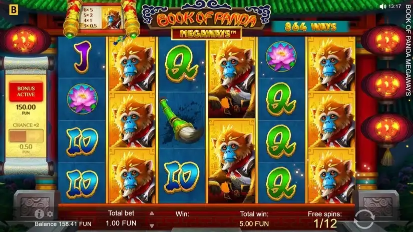 Book of Panda MEGAWAYS slot screenshot 4