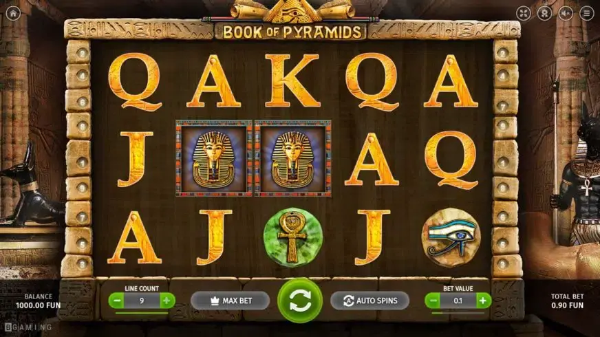 Book Of Pyramids slot screenshot 