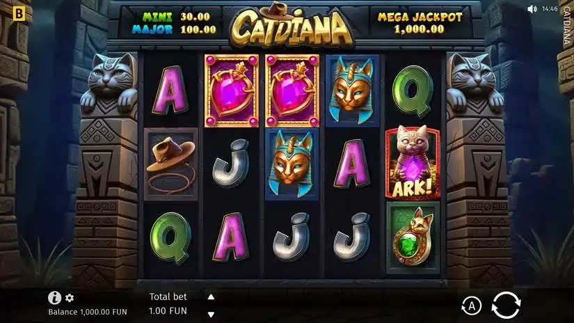 Catdiana slot screenshot 