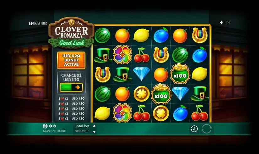 Clover Bonanza slot screenshot 4