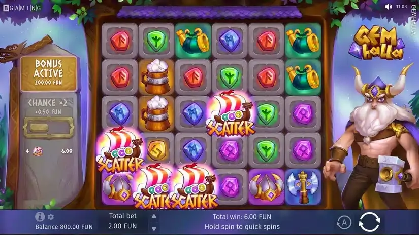 Gemhalla slot screenshot 2