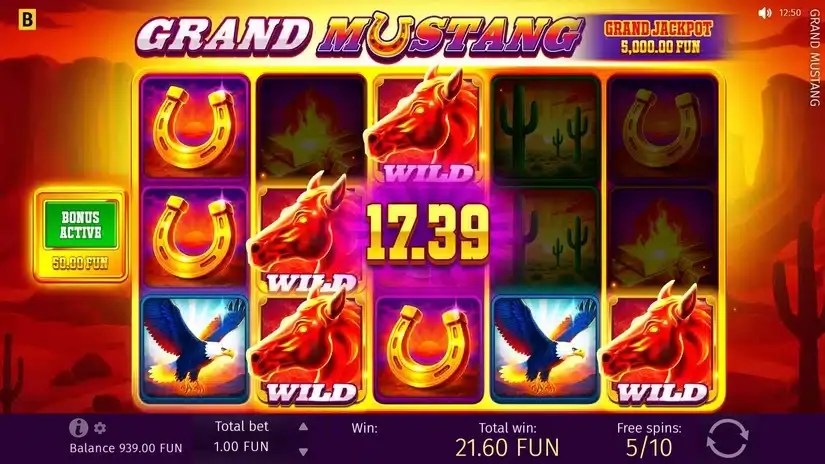 Grand Mustang slot screenshot