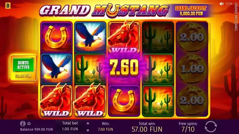 Grand Mustang slot screenshot 7