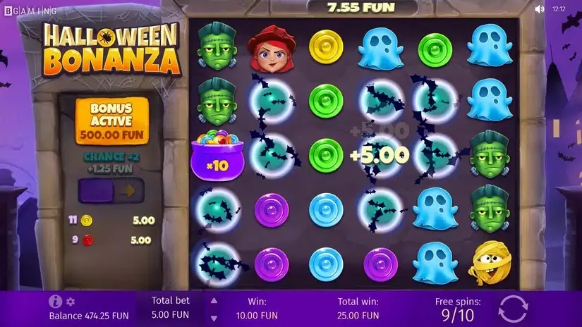 Halloween Bonanza slot screenshot 5