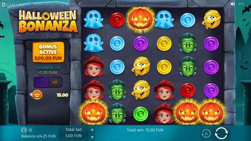 Halloween Bonanza slot screenshot 3