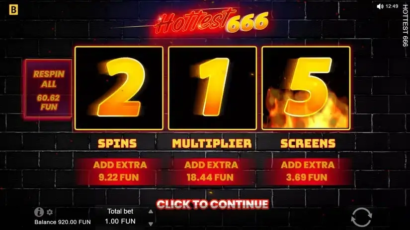 Hottest 666 slot screenshot 3