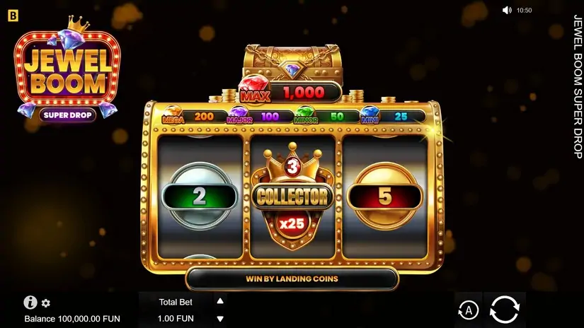 Jewel Boom Super Drop slot screenshot 1