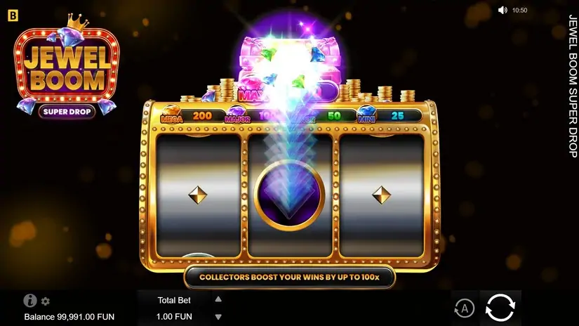 Jewel Boom Super Drop slot screenshot 2