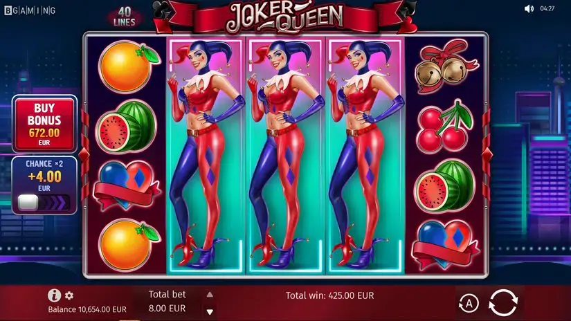 Joker Queen slot screenshot 3