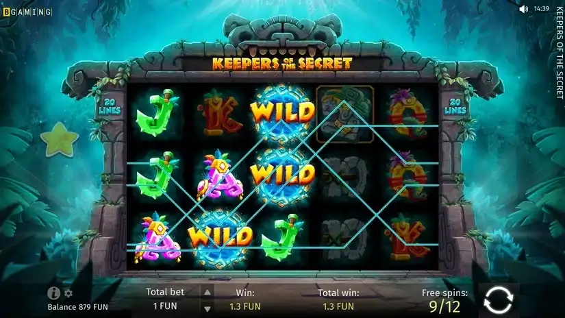 Keepers of the Secret slot screenshot 4