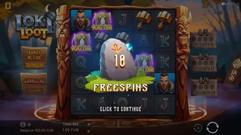 Loki Loot slot screenshot 2