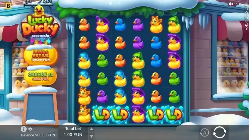 Lucky Ducky X-mas slot screenshot 2