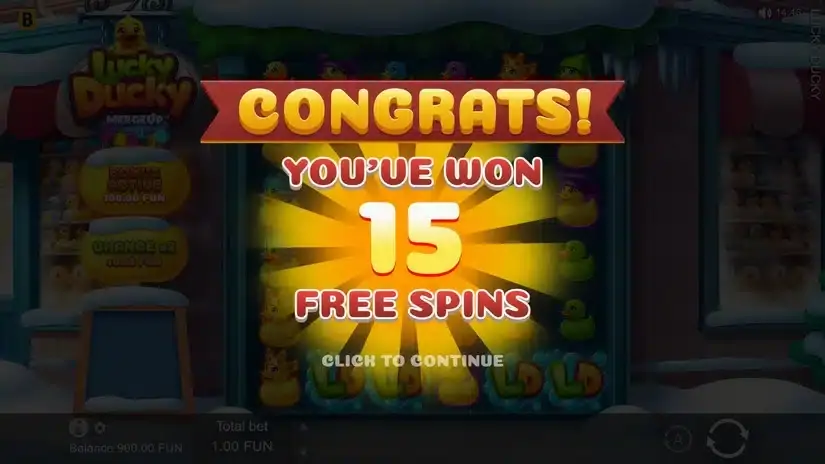 Lucky Ducky X-mas slot screenshot 3