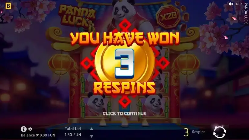 Panda Luck slot screenshot 3