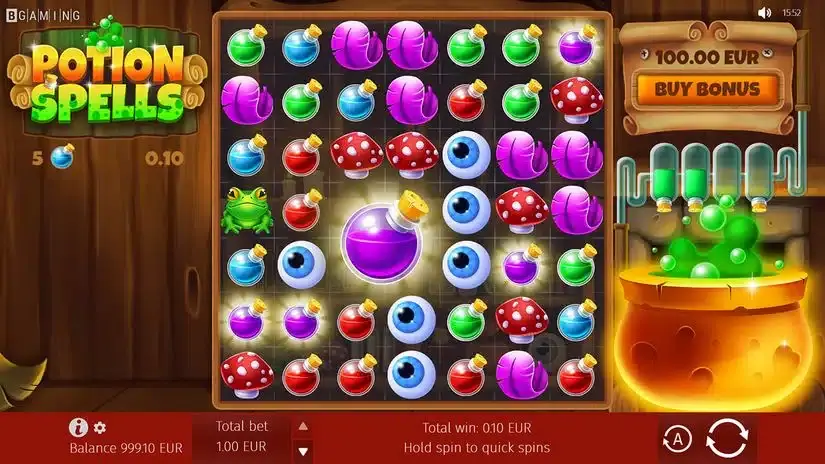 Potion Spells slot screenshot 2