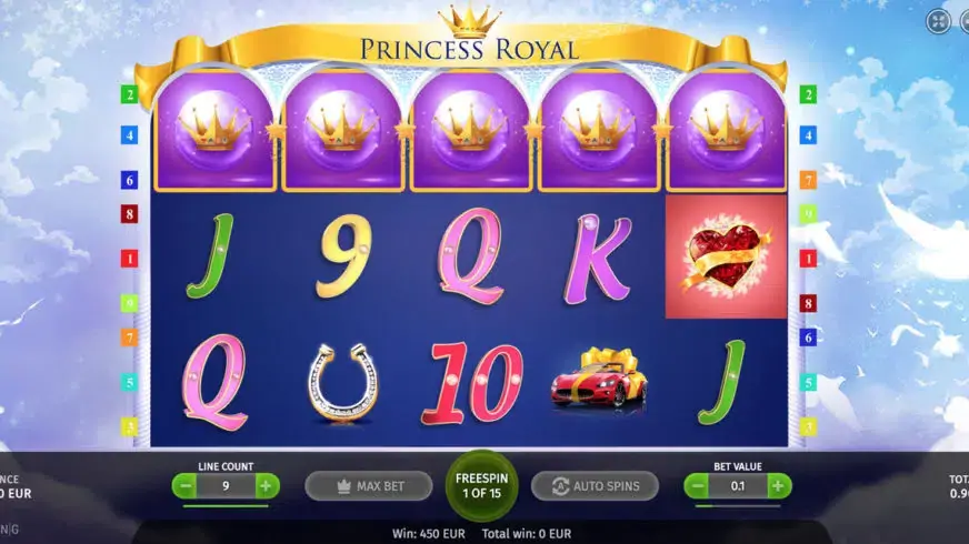 Princess Royal slot screenshot 2