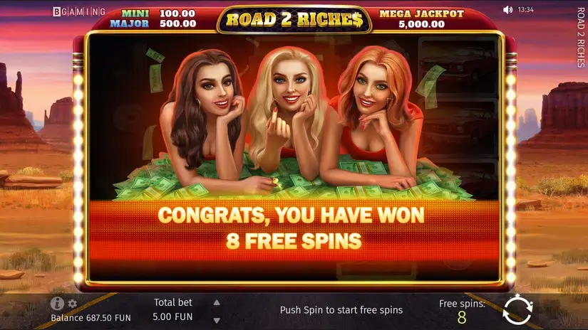 Road 2 Riches slot screenshot 4
