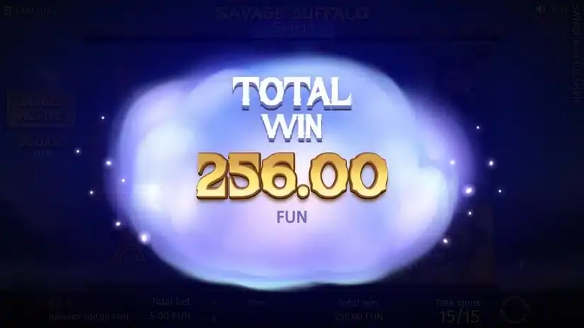 Savage Buffalo Spirit slot screenshot 