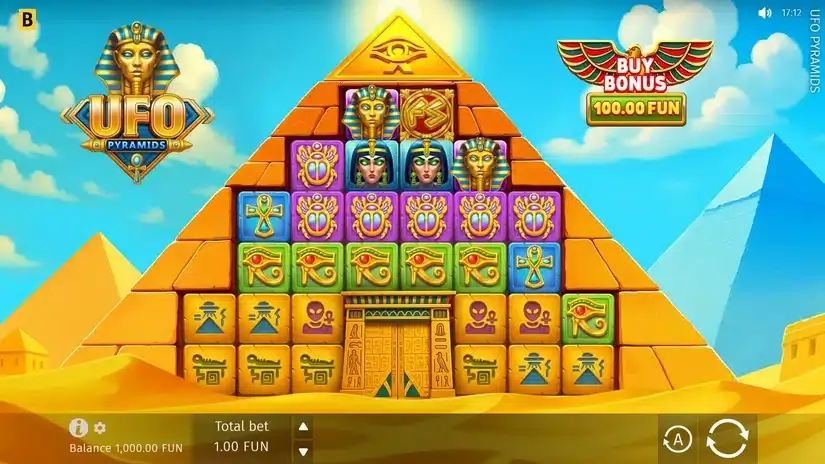 UFO Pyramids slot screenshot 1
