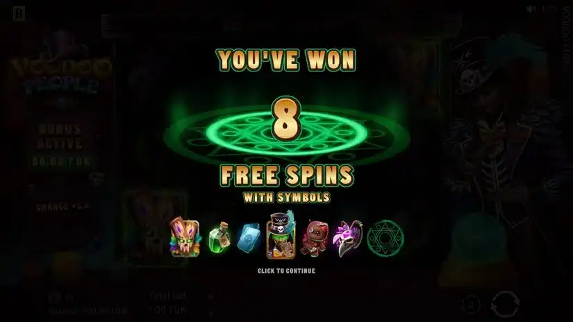 Voodoo People slot screenshot 3