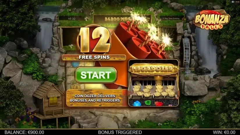 Bonanza Falls slot screenshot 2