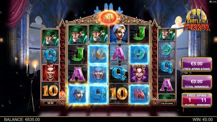 Castle of Terror slot screenshot 3