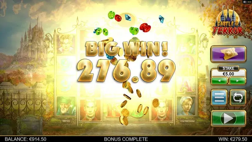 Castle of Terror slot screenshot 