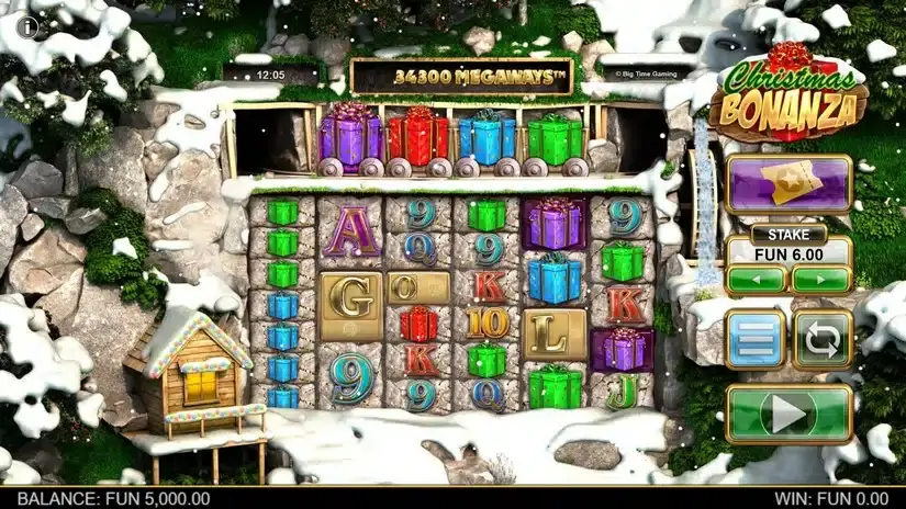 Christmas Bonanza slot screenshot 