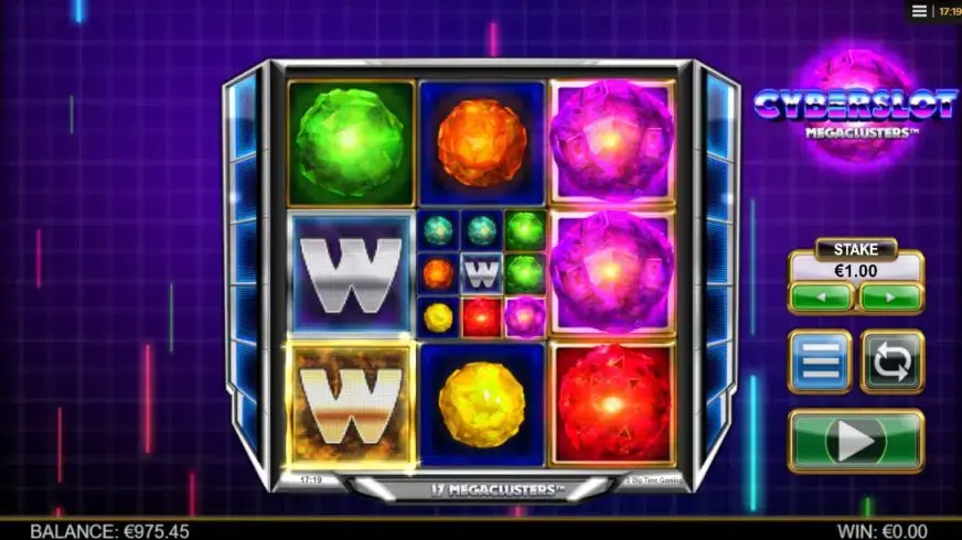 Cyberslot Megaclusters slot screenshot 2